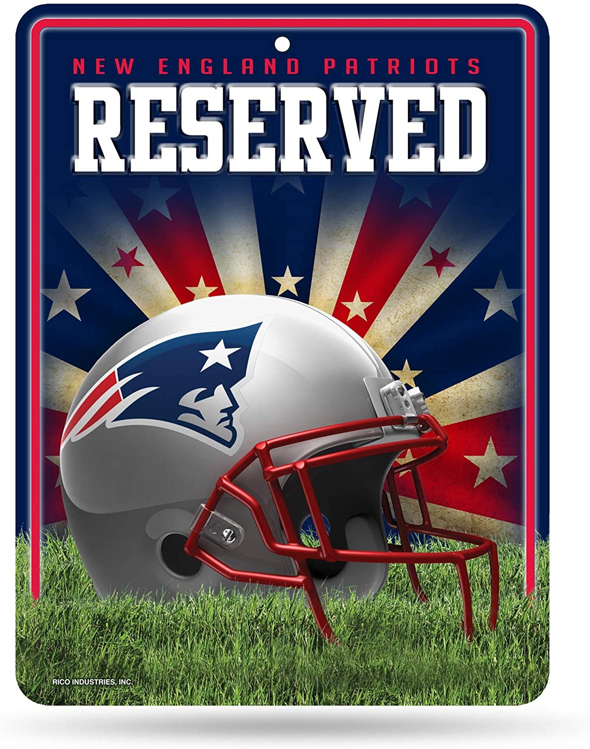 New England Patriots Metal Parking Sign 1