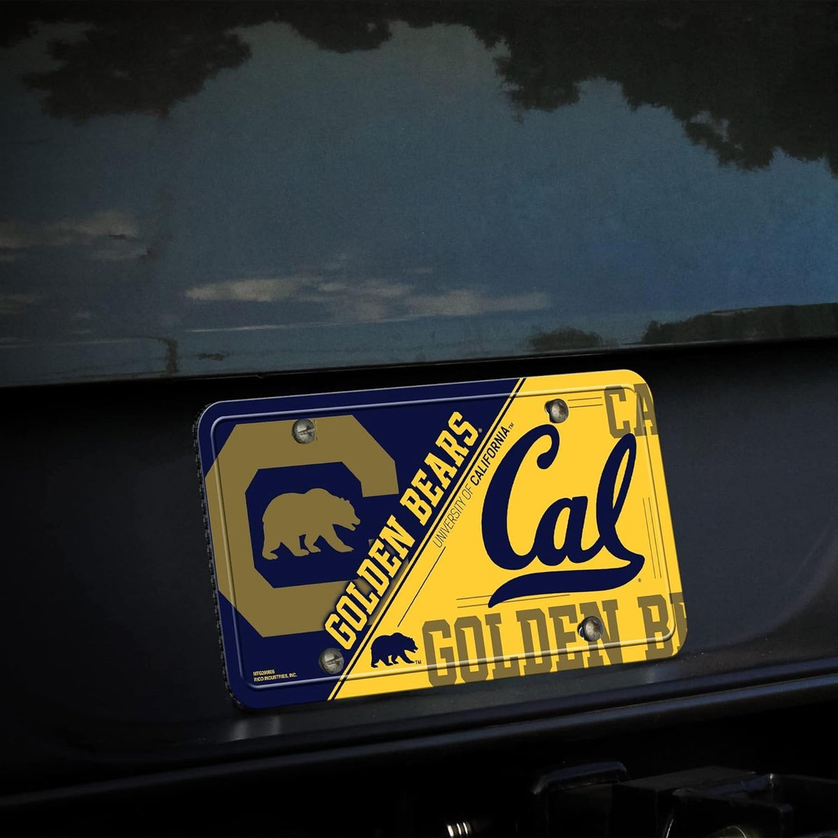 University of California Golden Bears Cal Berkley Metal Tag License Plate, 12x6 Inch, Pre-drilled Holes 3