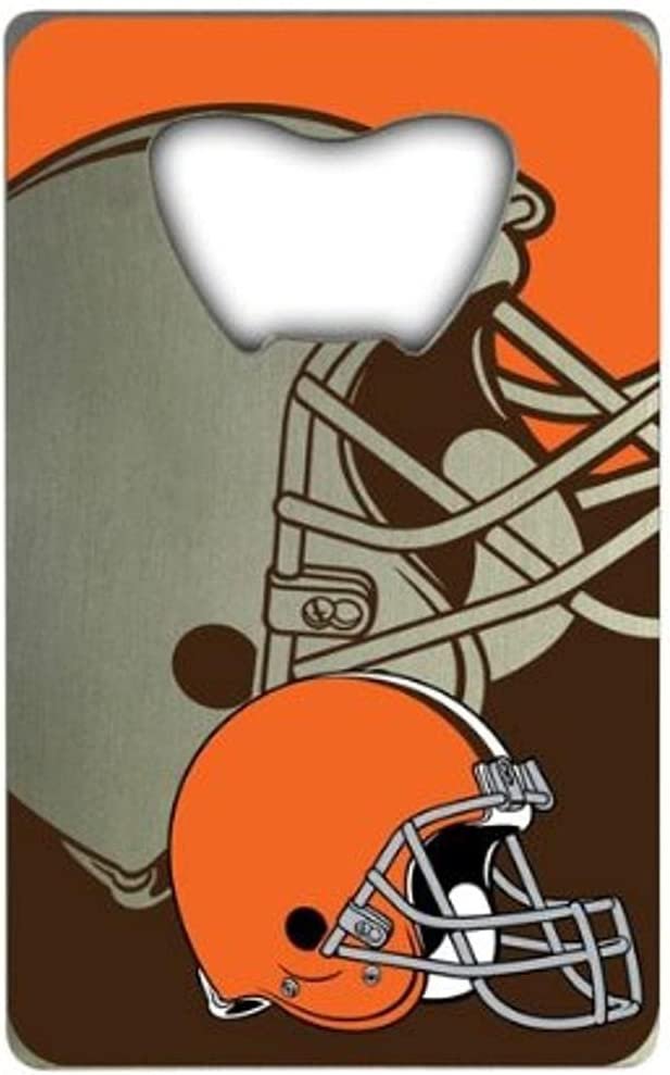 Cleveland Browns Heavy Duty Metal Bottle Opener Credit Card Size 2 x 3.25 Inch 1