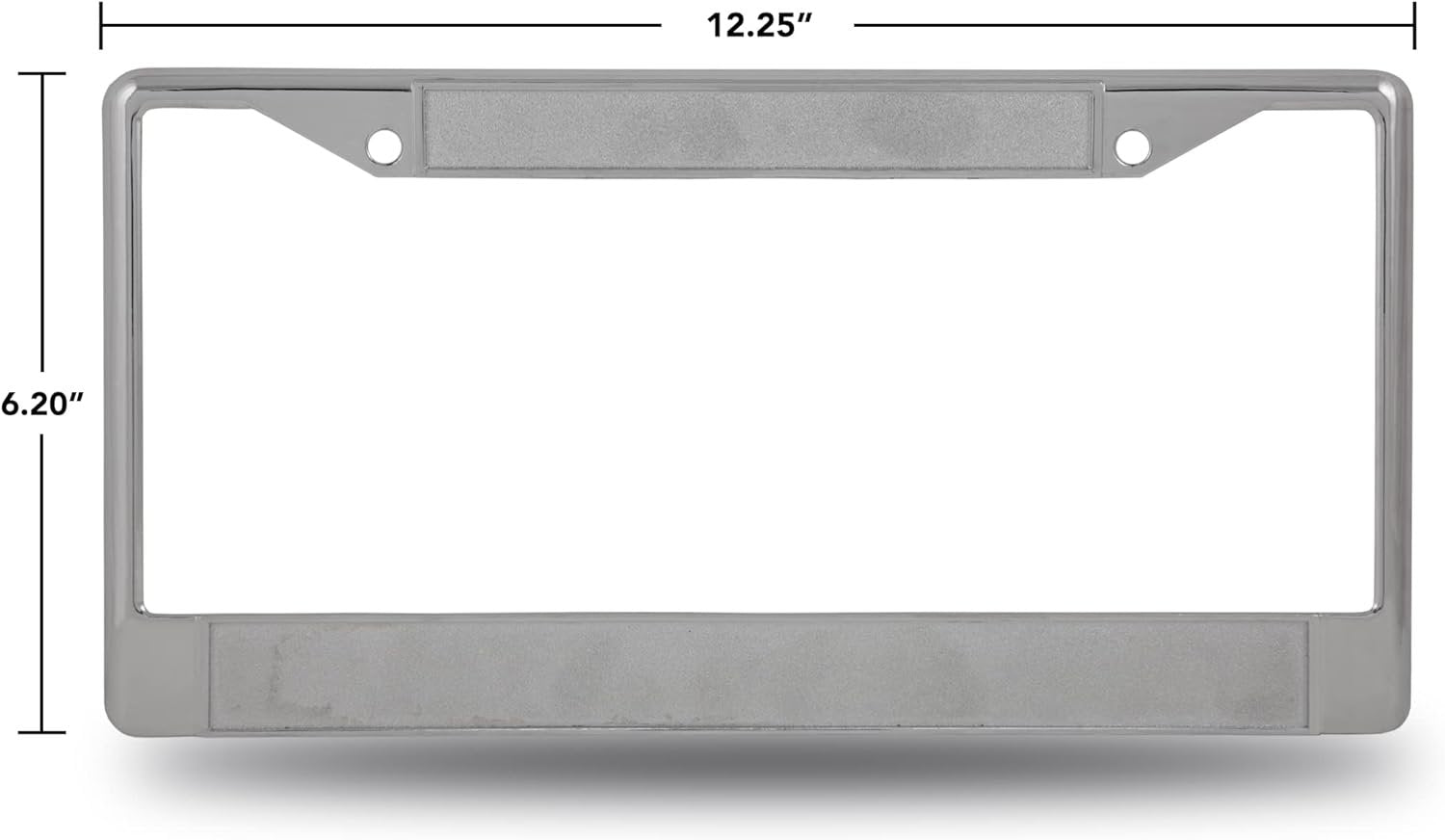 Appalachian State University Mountaineers Chrome Metal License Plate Frame Tag Cover, 12x6 Inches 3