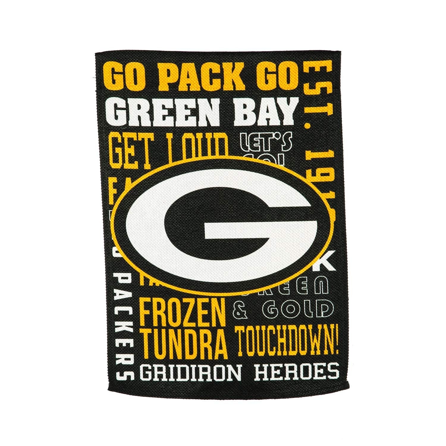 Green Bay Packers Premium Double Sided Banner Flag 28x44 Inch Fan Rules Design Indoor Outdoor 2