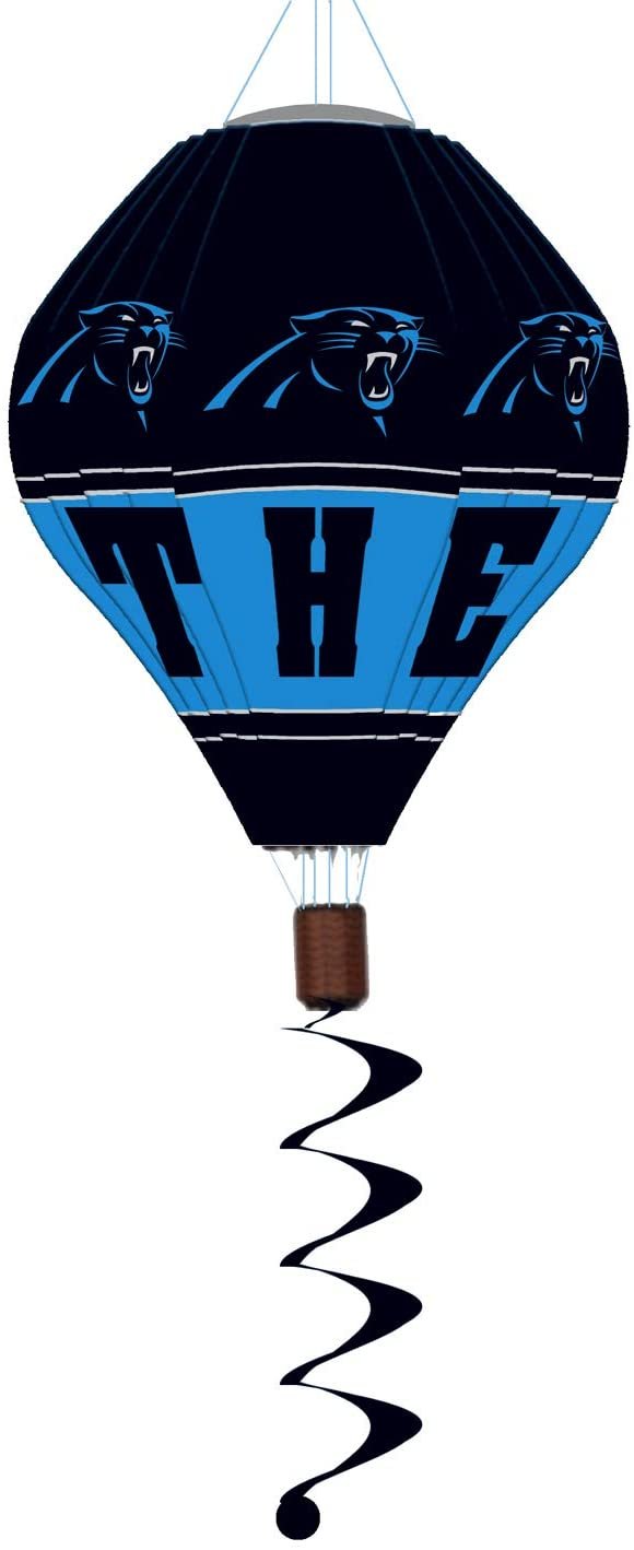 Carolina Panthers Outdoor Balloon Spinner Wind Flag, Hanging Design, 55x15x15 Inch 1