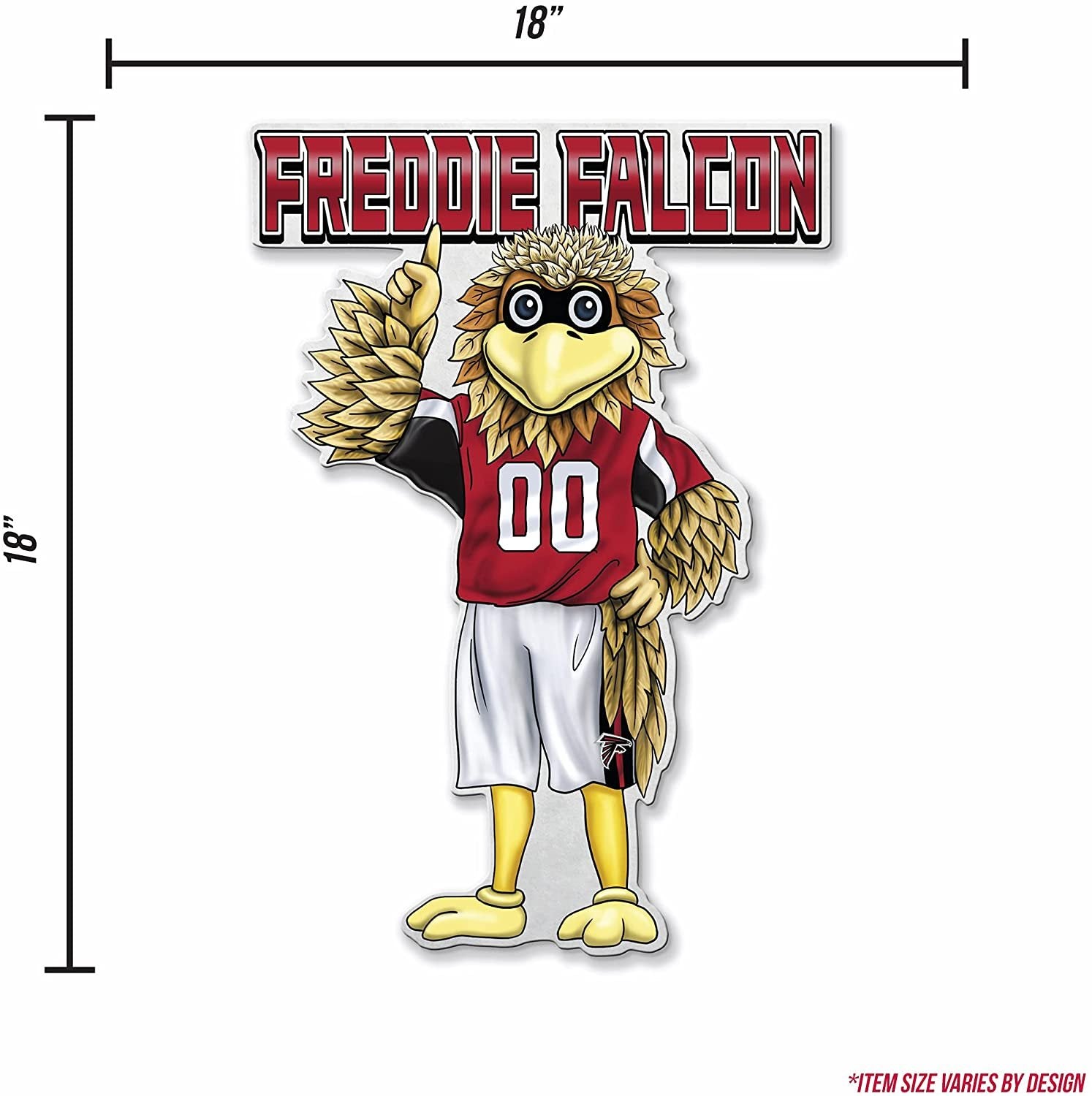 Atlanta Falcons Pennant Mascot Logo 18 Inch Soft Felt 5