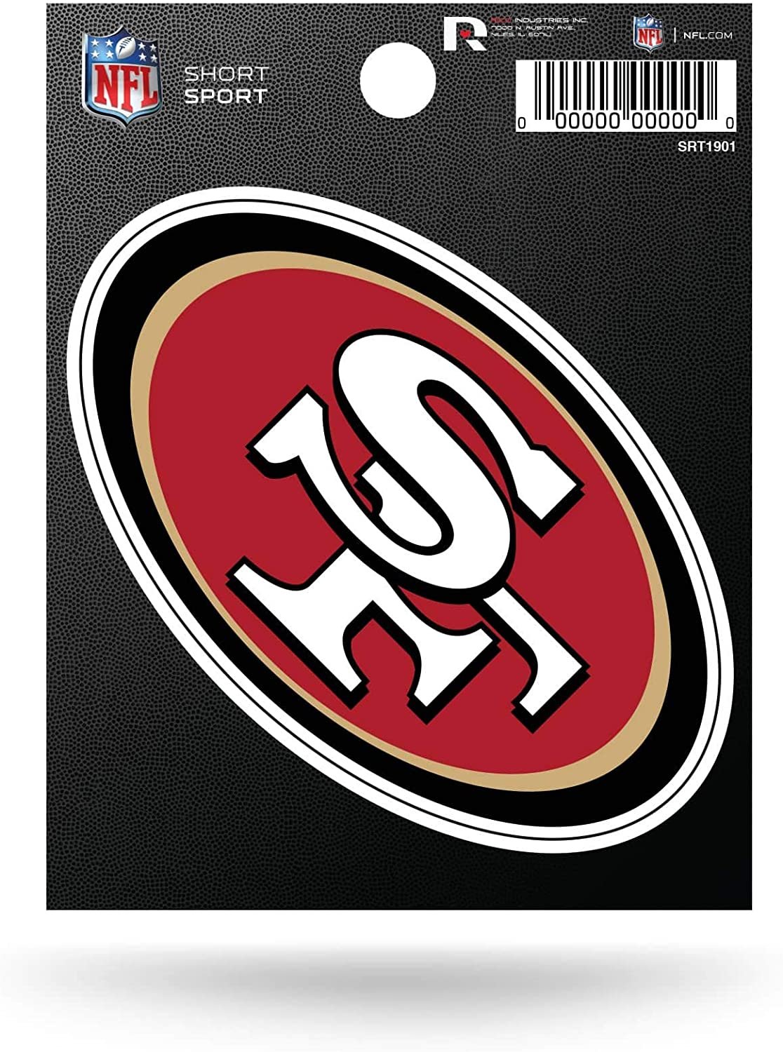 San Francisco 49ers 3 Inch Decal Sticker Flat Vinyl Full Adhesive Backing 1