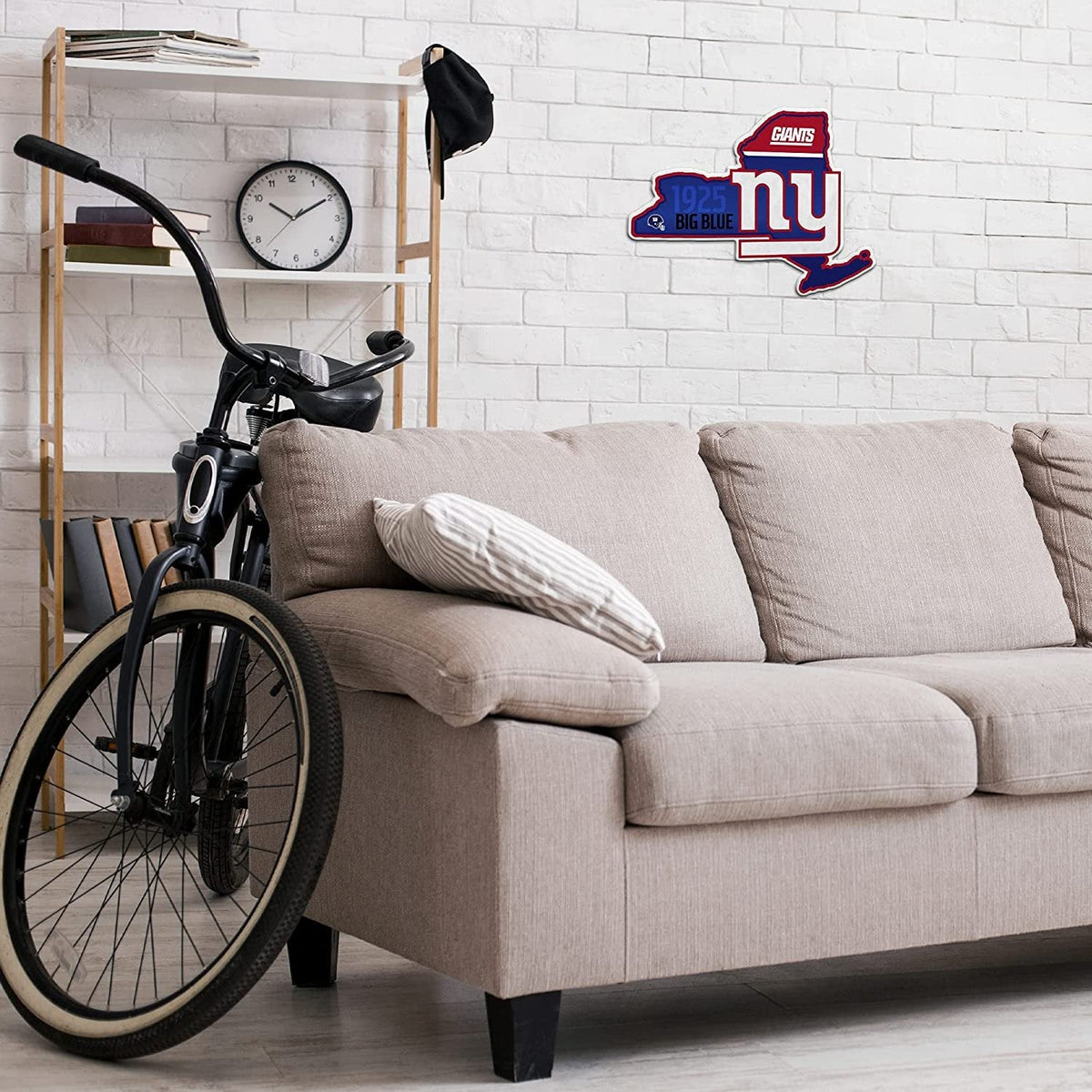 New York Giants Pennant State Shape 18 Inch Soft Felt