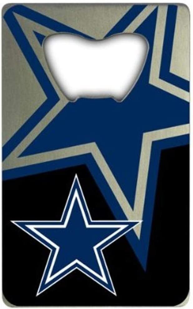 Dallas Cowboys Heavy Duty Metal Bottle Opener Credit Card Size 2 x 3.25 Inch 1