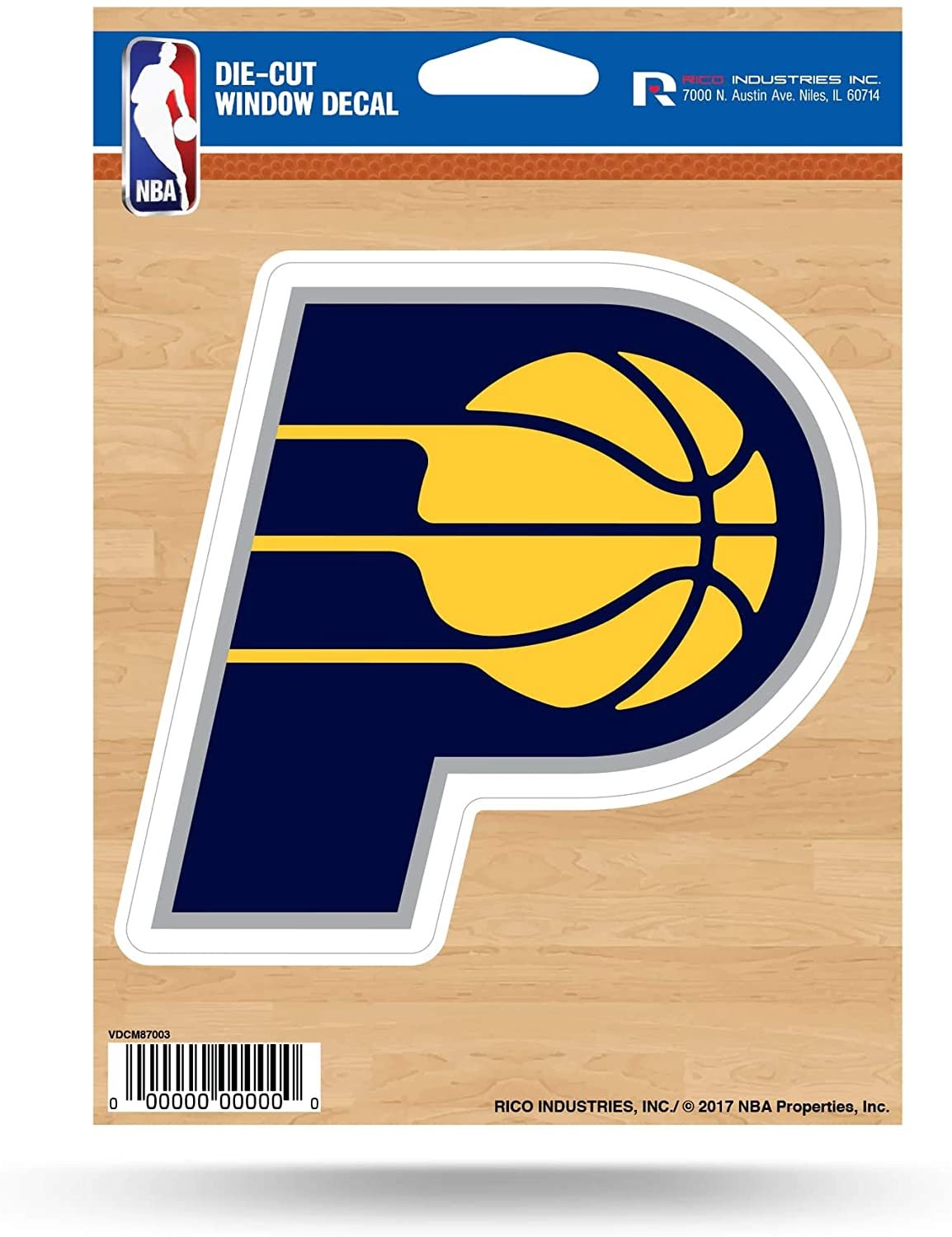 Indiana Pacers 5 Inch Decal Sticker Die Cut Flat Vinyl 1