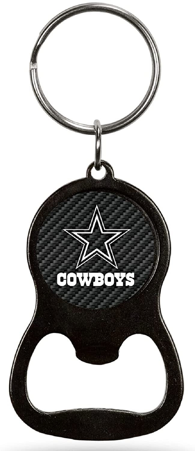 Dallas Cowboys Keychain Bottle Opener Carbon Fiber Design Metal Football 2