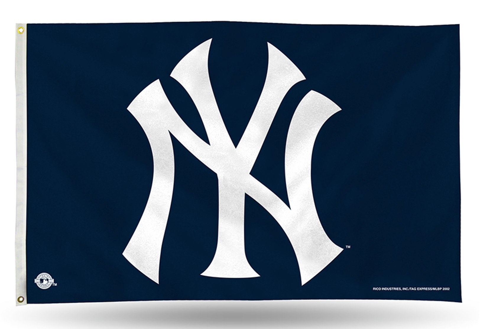 New York Yankees Premium 3x5 Foot Flag Banner, Metal Grommets, Indoor Outdoor, Retro Logo, Single Sided 1