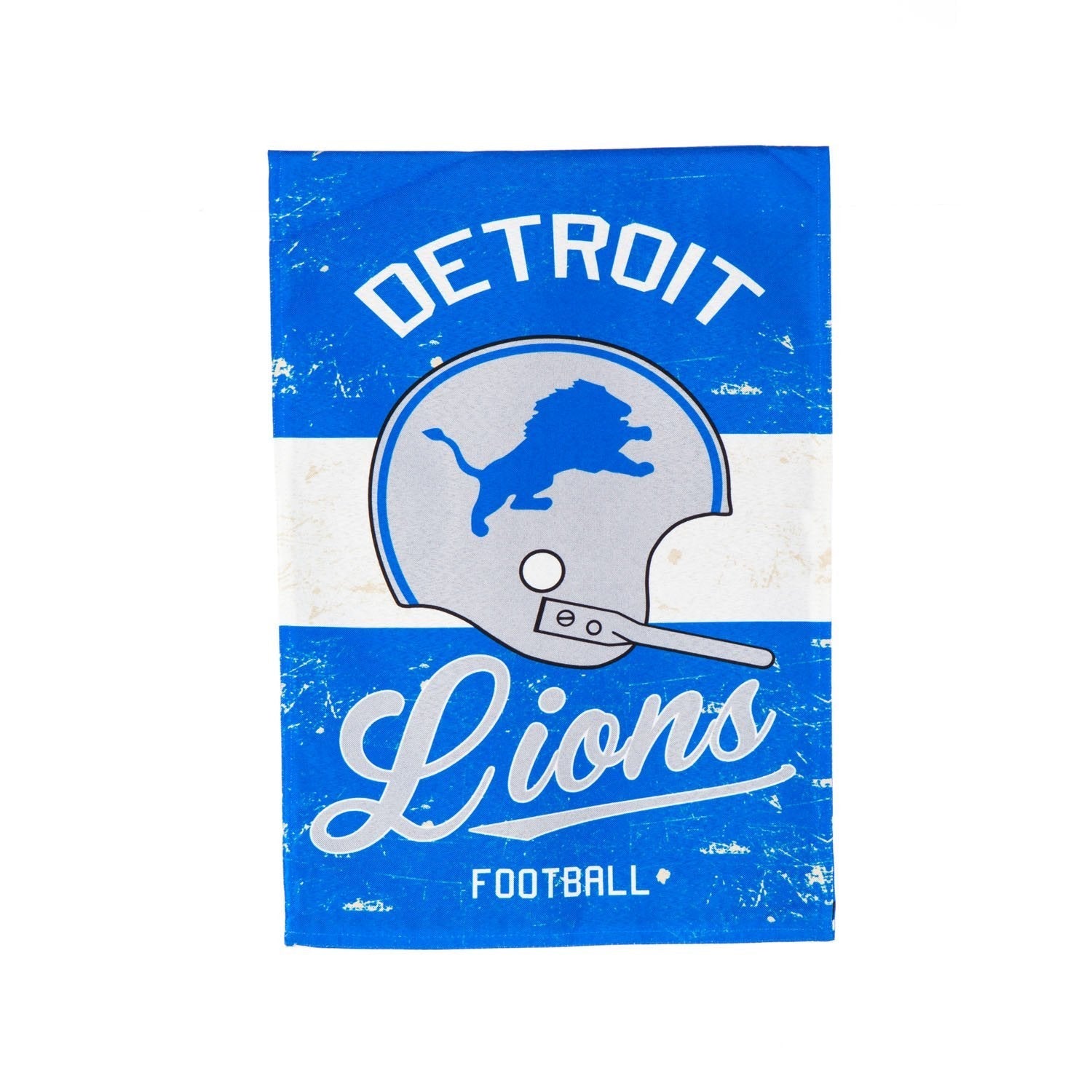 Detroit Lions Premium Double Sided Garden Flag Banner, Vintage Design, Linen, 13x18 Inch, Outdoor, Display Pole Sold Separately 1