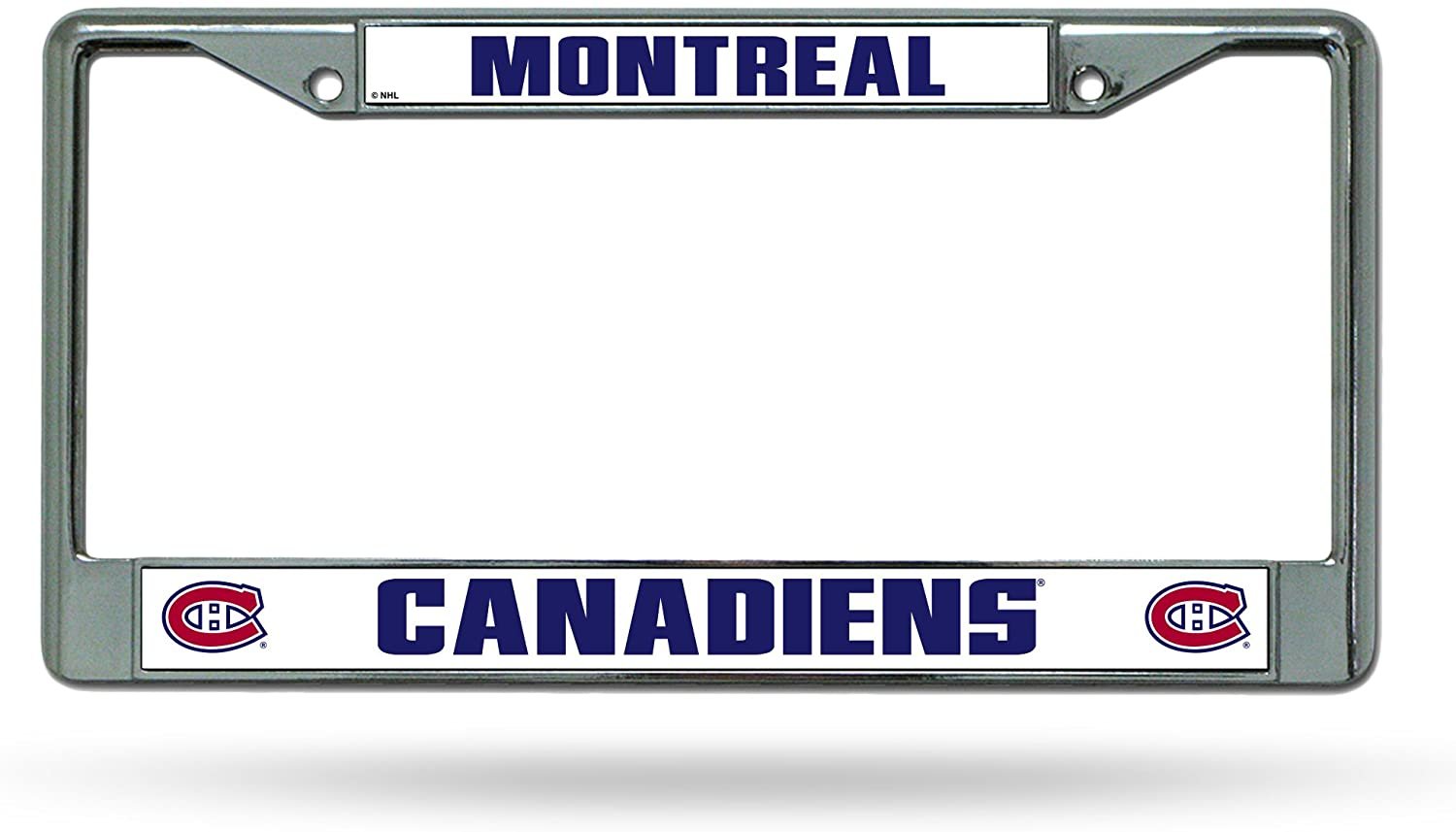 Montreal Canadiens Chrome License Plate Frame