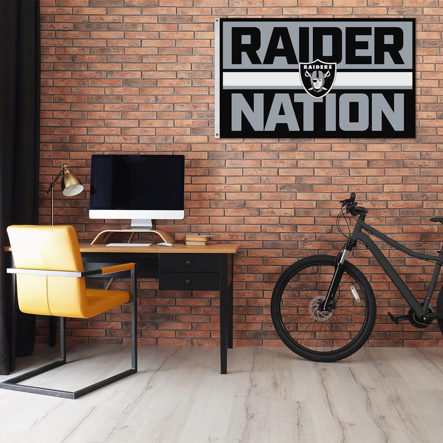 Las Vegas Raiders Premium 3x5 Foot Flag Banner, Bold Design, Metal Grommets, Outdoor Indoor Use, Single Sided 2