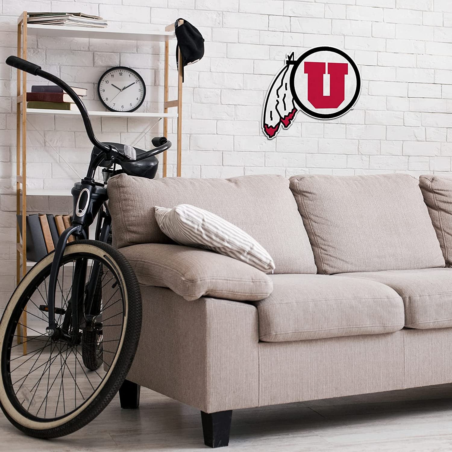 Rico Industries NCAA Utah Utes Primary Logo Shape Cut Pennant