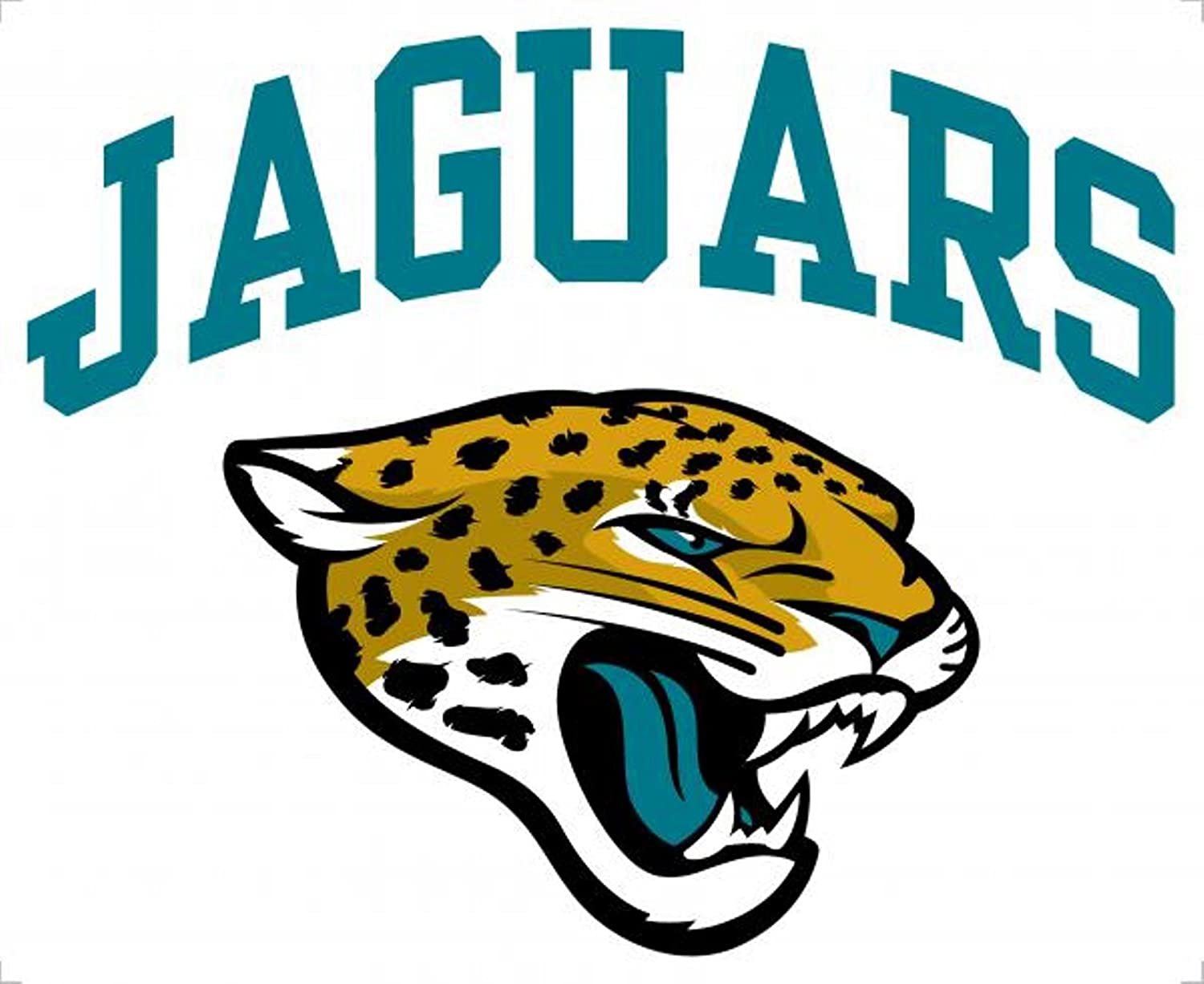 jacksonville Jaguars 8 Inch Arched Decal Sticker Flat Vinyl Auto Home Football 1