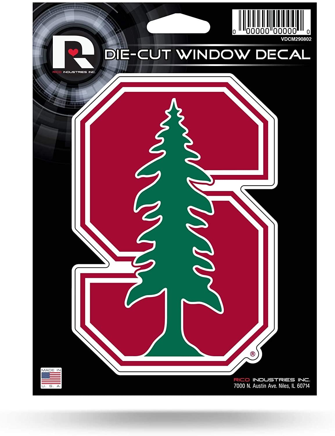 Stanford University Cardinal 5 Inch Die Cut Flat Vinyl Decal Sticker Adhesive Backing