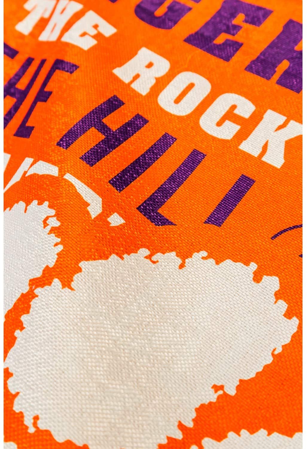 Clemson Tigers Fan Rules Banner Flag 28x44 Inch Double Sided University 5