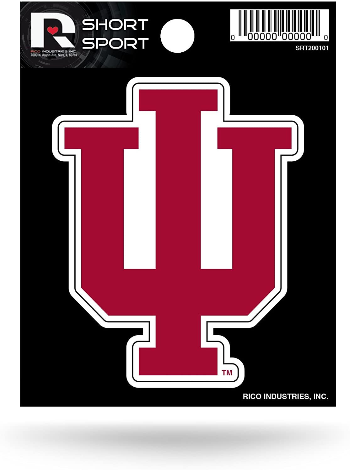 Indiana University Hoosiers 3 Inch Decal Sticker Die Cut Flat Vinyl Full Adhesive Backing