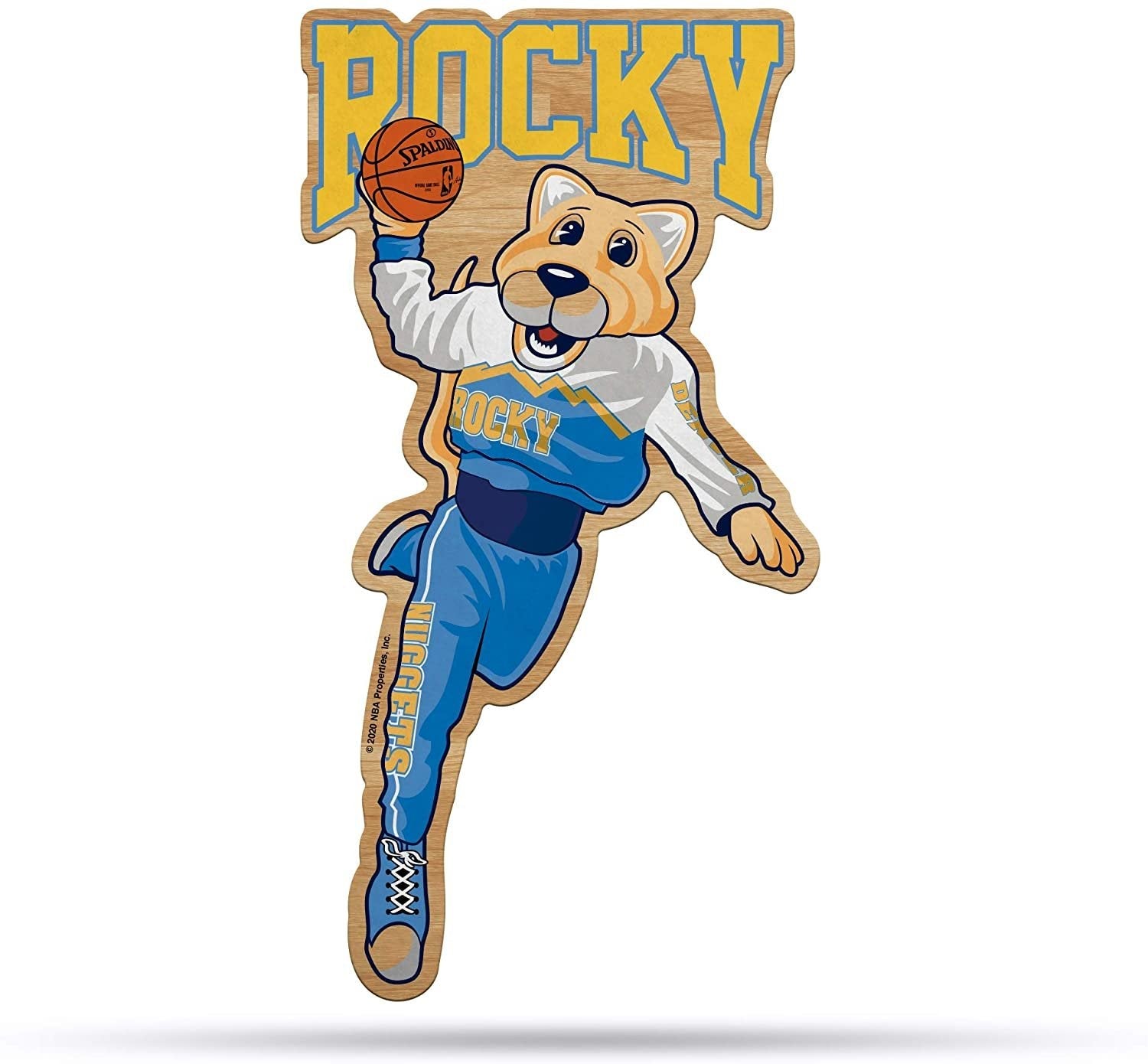 Denver Nuggets 18" Mascot Shape Pennant Soft Felt 1