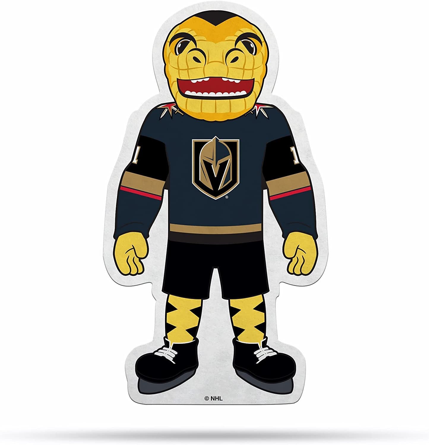 Vegas Golden Knights MASCOT Design Pennant Soft Felt 18 Inch