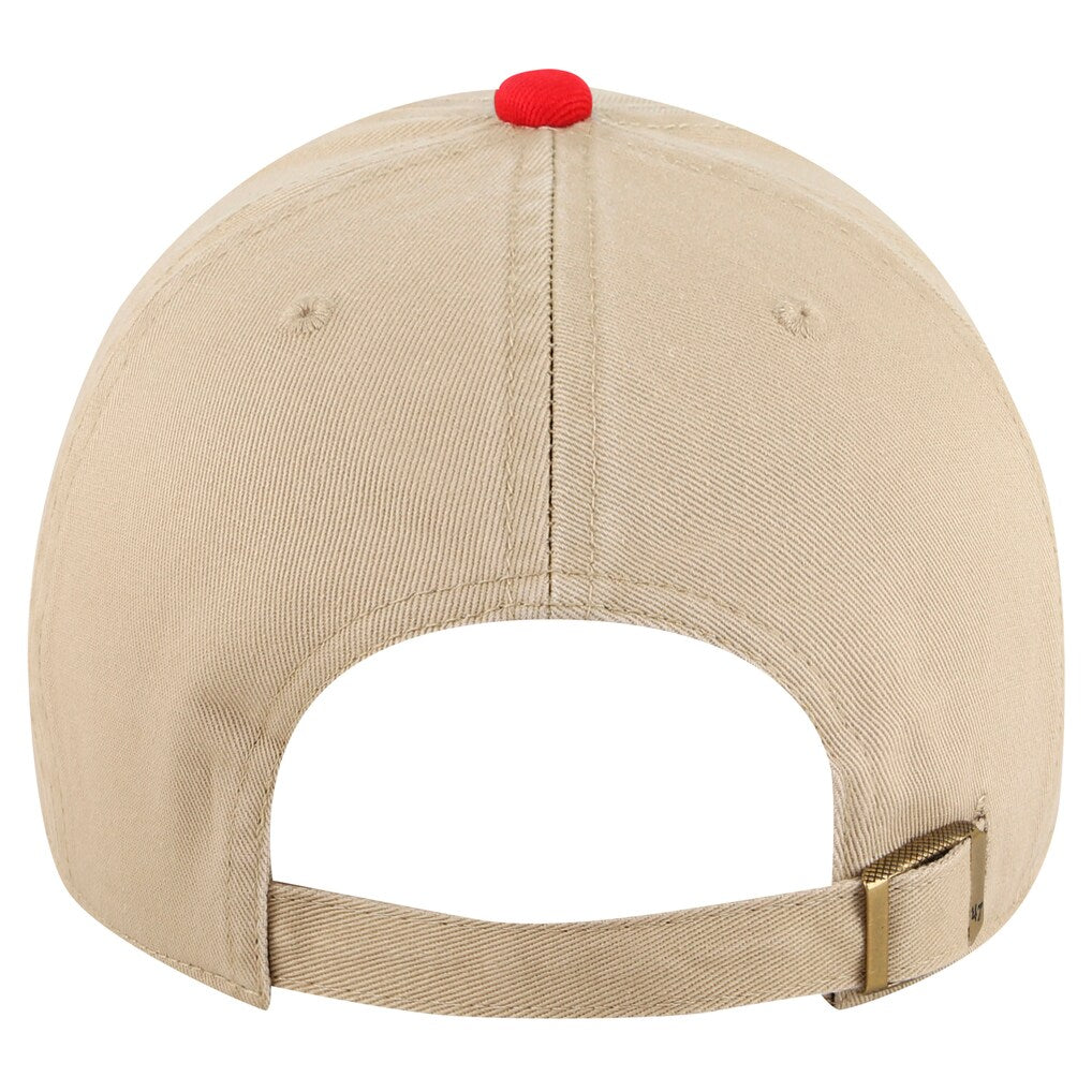 Georgia Bulldogs - Khaki Local Clean Up Adjustable Hat, 47 Brand 3