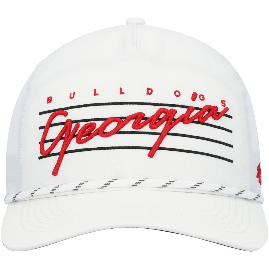 Georgia Bulldogs - White Downburst Hitch Trucker Adjustable Hat, 47 Brand 3