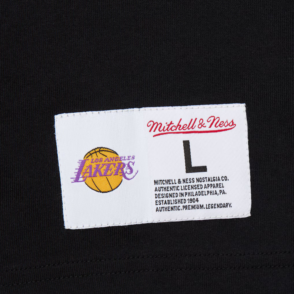 Los Angeles Lakers - Black Double Clutch Vintage Logo T-Shirt 5