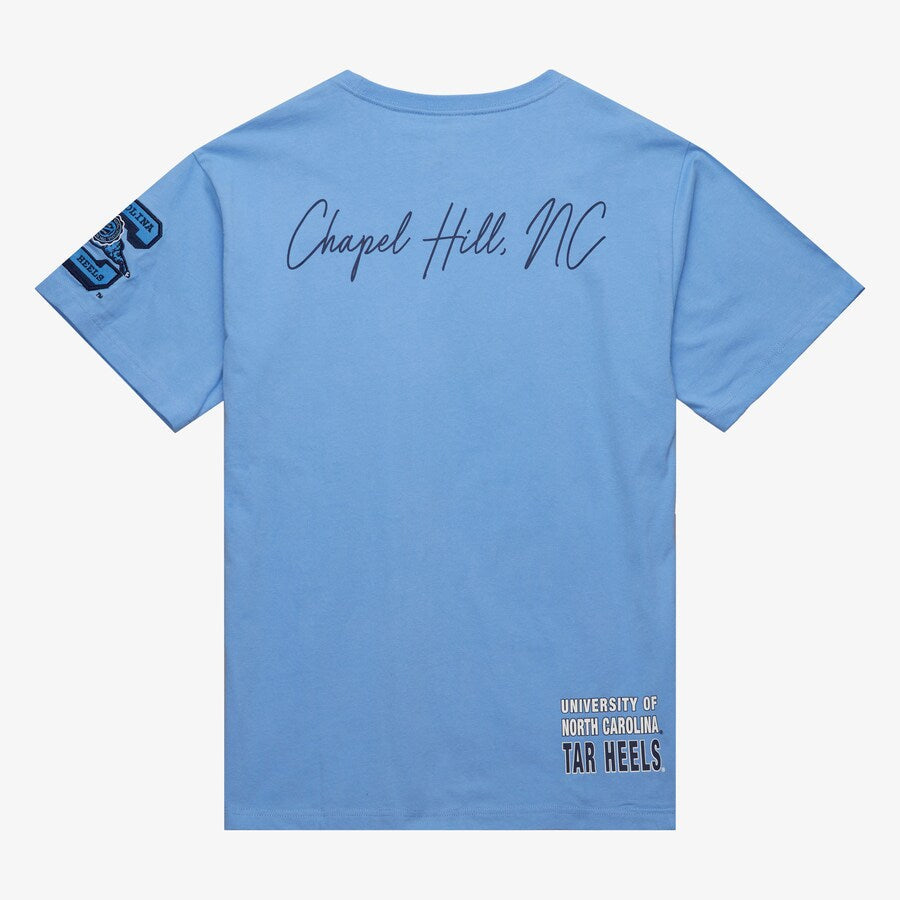 North Carolina Tar Heels - NCAA Hometown Vintage Logo Light Blue Men's T-Shirt 3