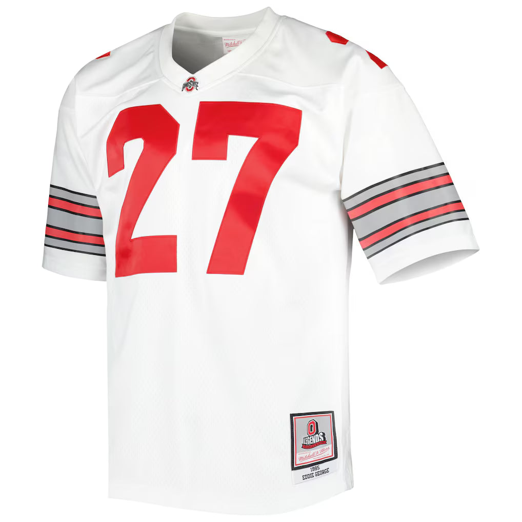 Ohio State Buckeyes - NCAA 1995 Eddie George Authentic Throwback Legacy Jersey 7