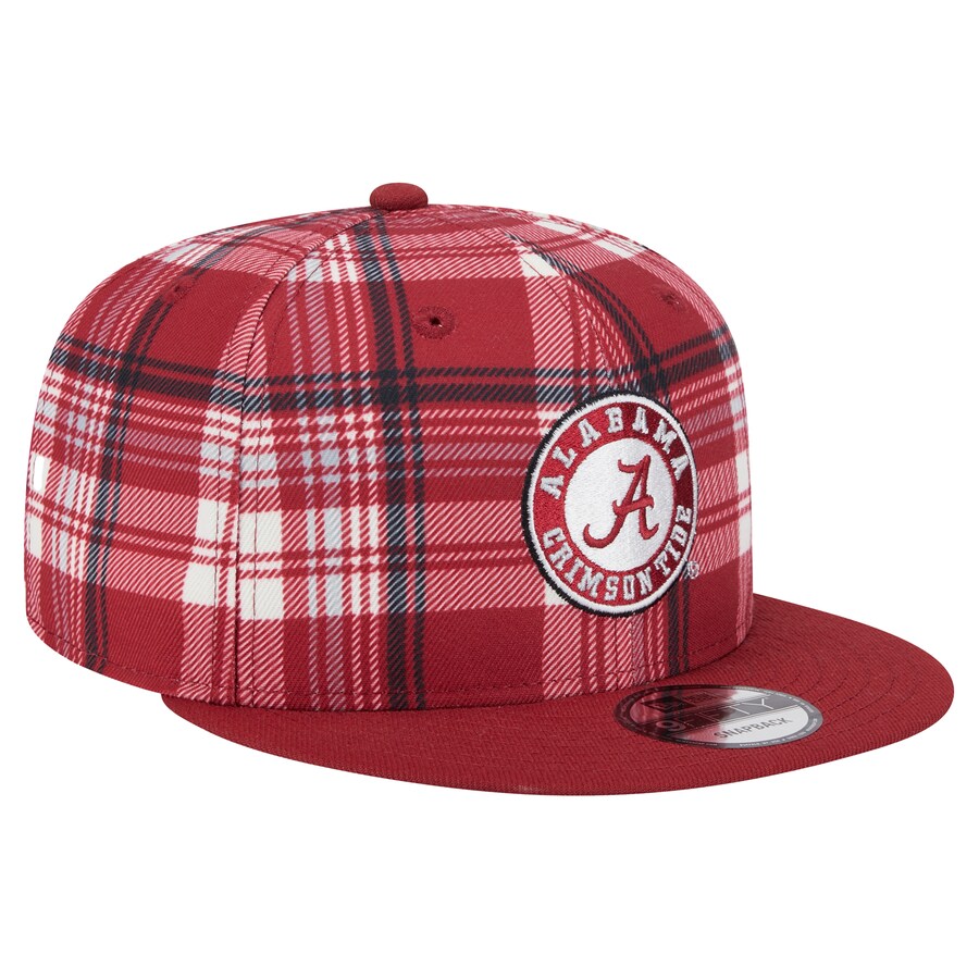 Alabama Crimson Tide - 9Fifty Plaid Snapback Hat, New Era 3