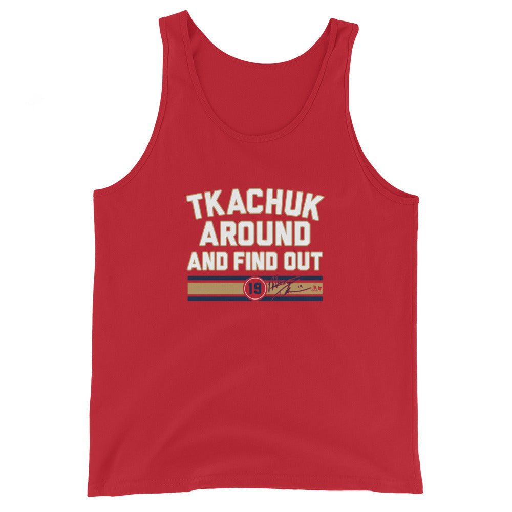 Matthew Tkachuk Around and Find Out Tank Top 1