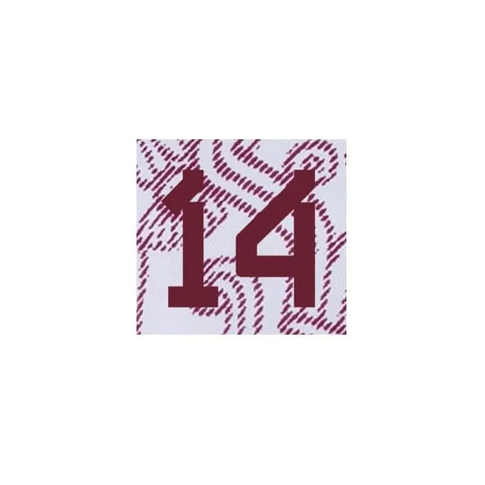 Mexico 2022/23 Away Chicharito #14 Jersey Name Set 2