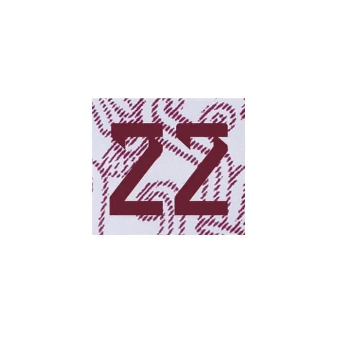 Mexico 2022/23 Away H. Lozano #22 Jersey Name Set 2