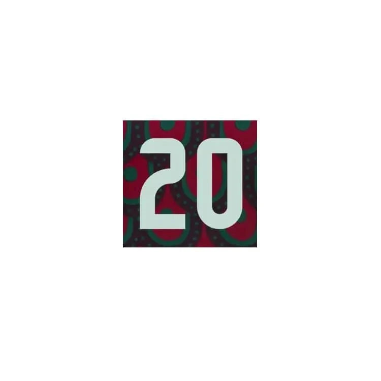 Mexico 2024/25 Home H. Martin #20 Jersey Name Set 2