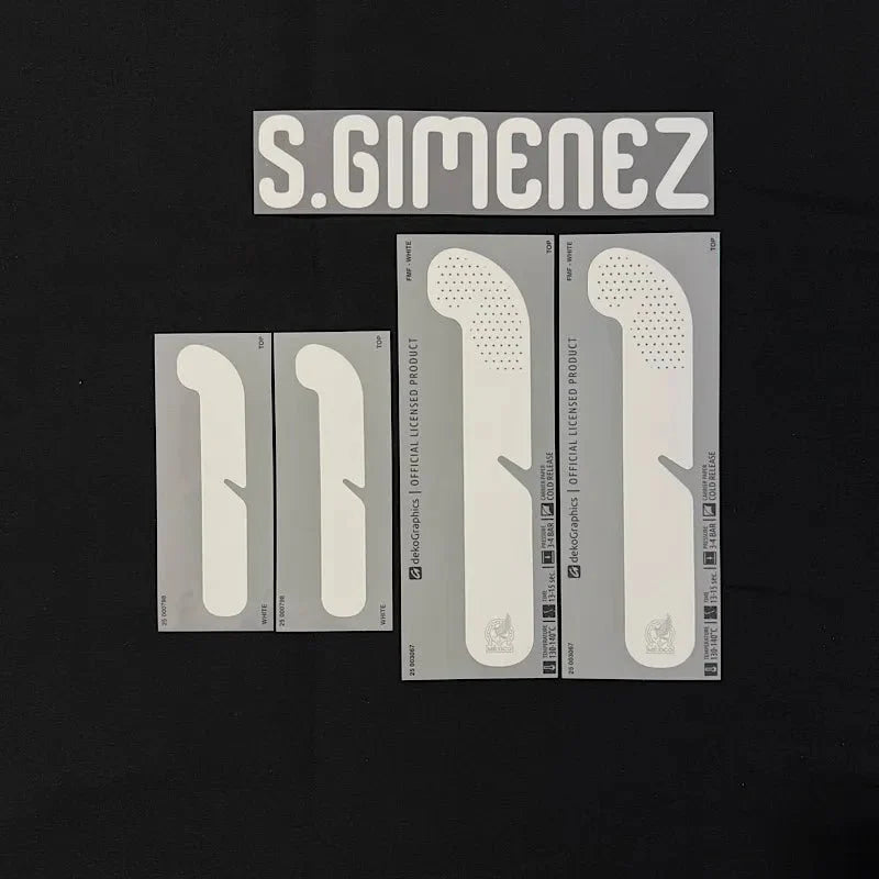 Mexico 2026- Home S. GIMENEZ #11  Youth Official Name Set 1