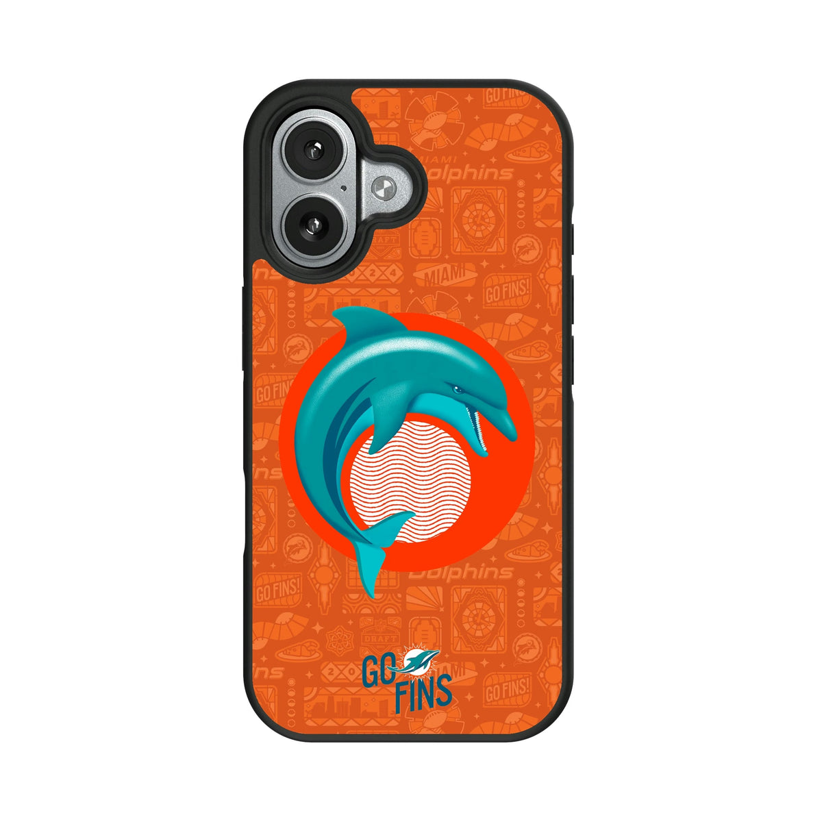 Miami Dolphins 2024 Illustrated Limited Edition Bump Phone Case 19