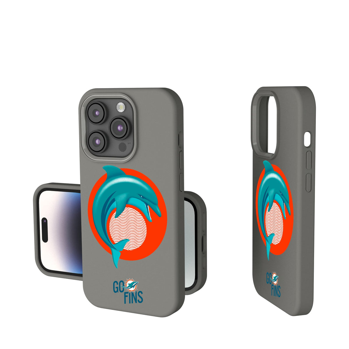 Miami Dolphins 2024 Illustrated Limited Edition Soft Touch Phone Case 8