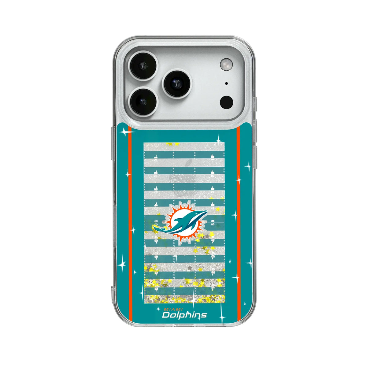 Miami Dolphins Field Glitter Phone Case 19
