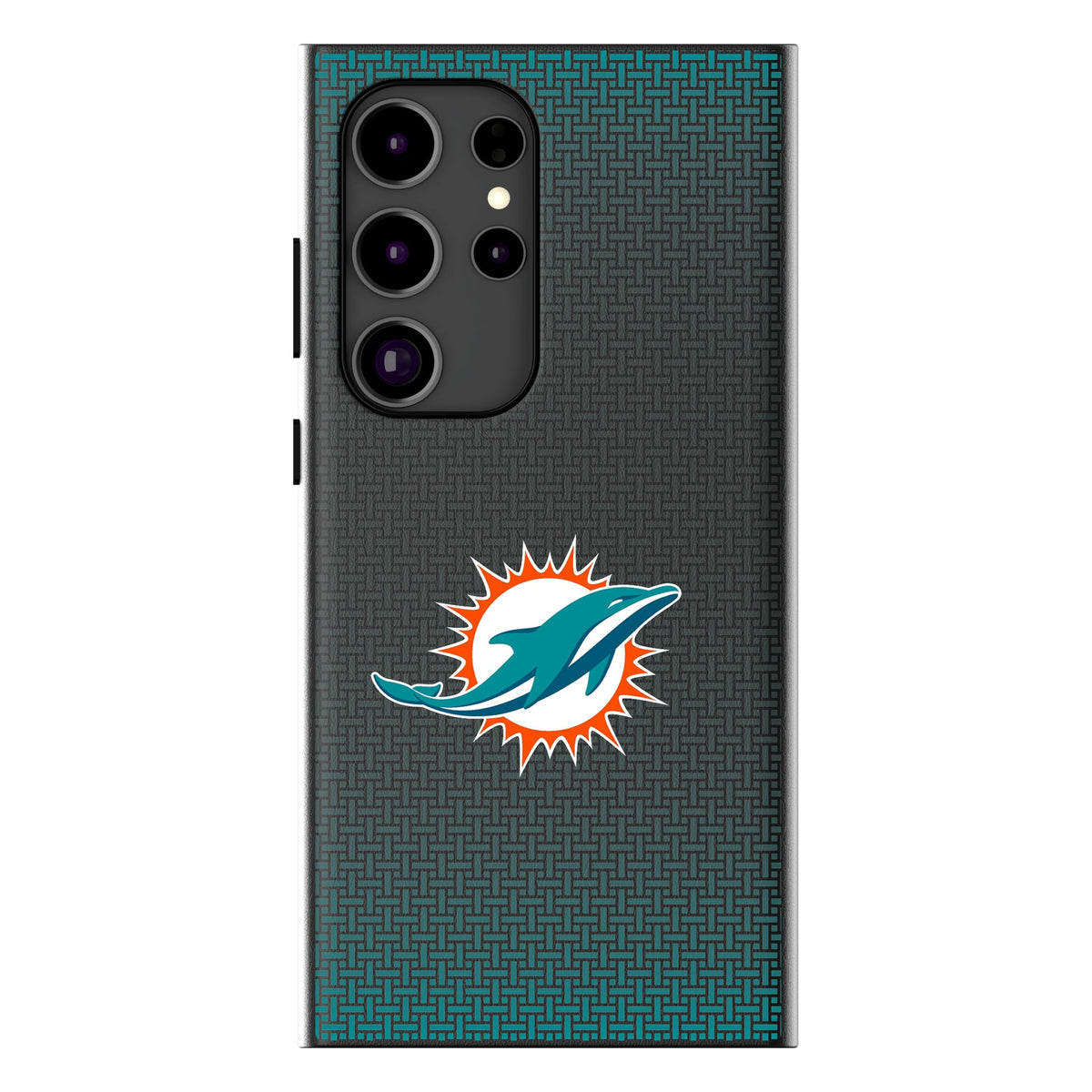 Miami Dolphins Linen MagSafe Compatible Phone Case for Samsung Galaxy 11