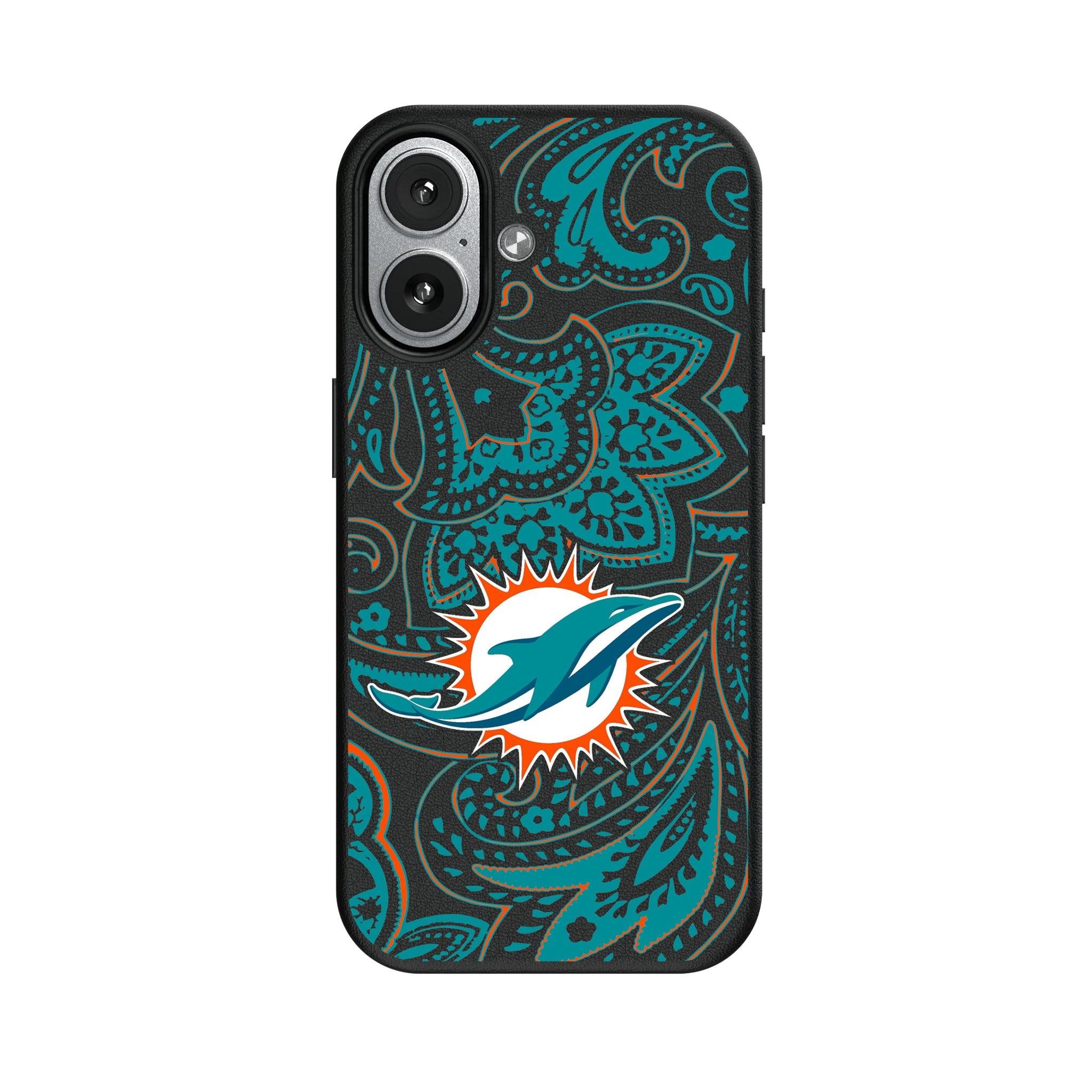 Miami Dolphins Paisley MagSafe Compatible Phone Case for Apple iPhone 7