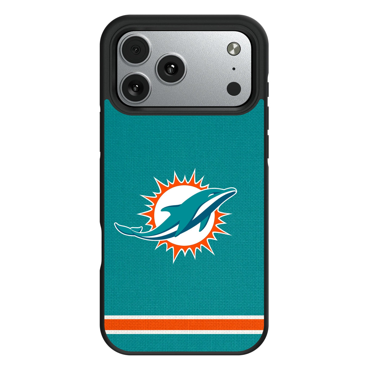 Miami Dolphins Stripe Bump Phone Case 11