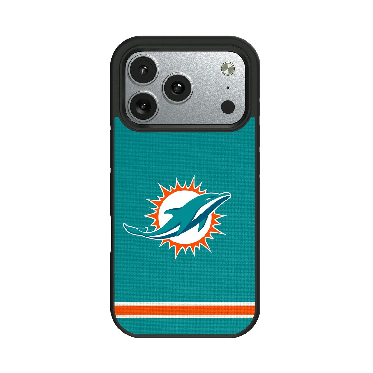 Miami Dolphins Stripe Bump Phone Case 10