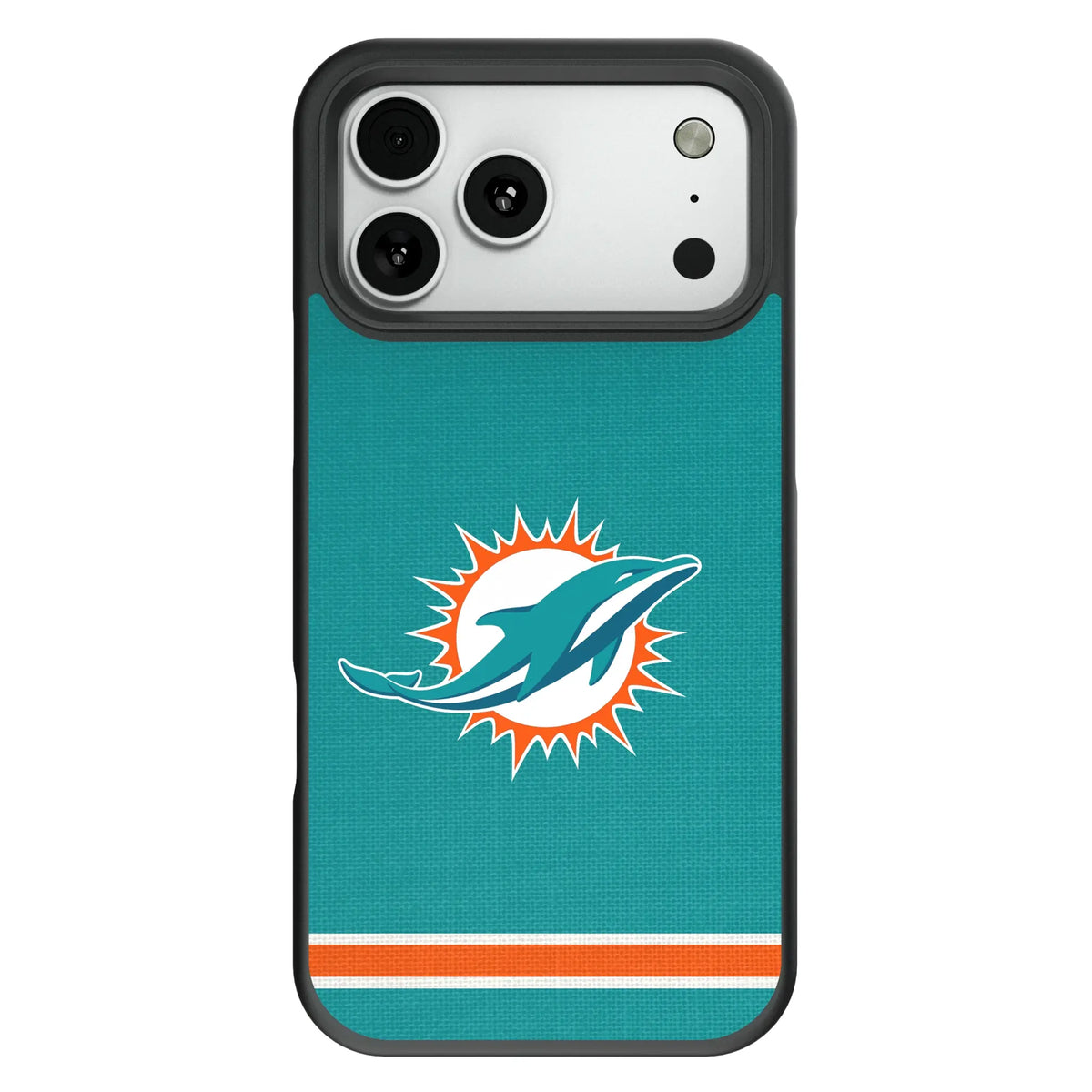Miami Dolphins Stripe Bump Phone Case 13
