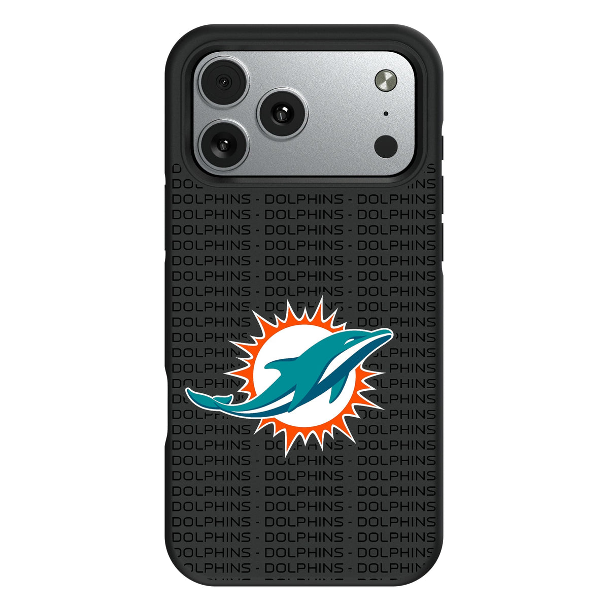 Miami Dolphins Text Backdrop Bump Phone Case 11