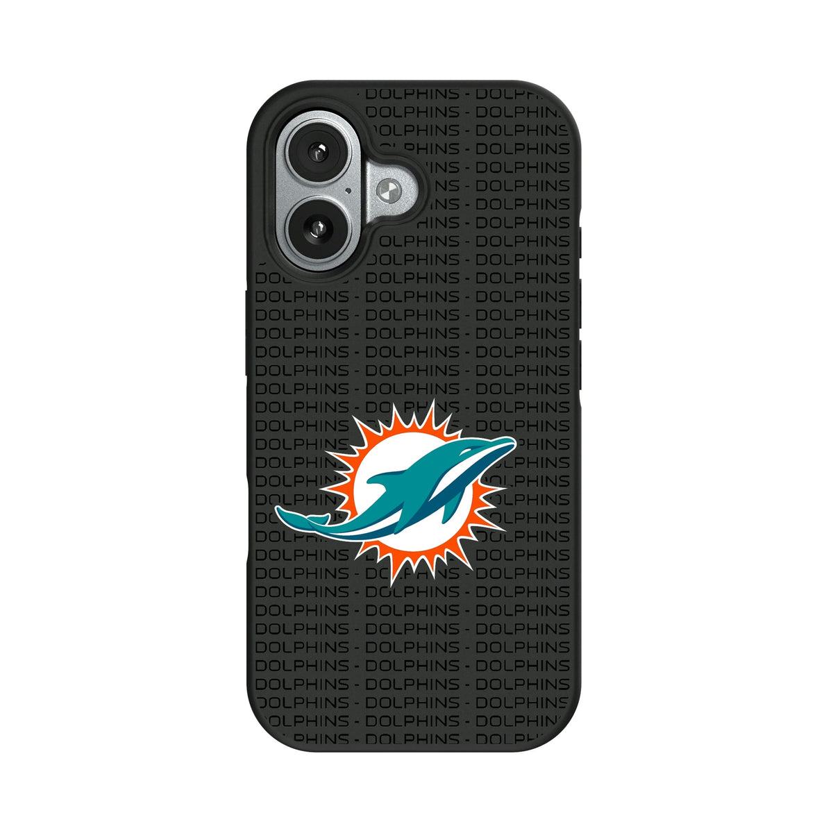 Miami Dolphins Text Backdrop Bump Phone Case 8