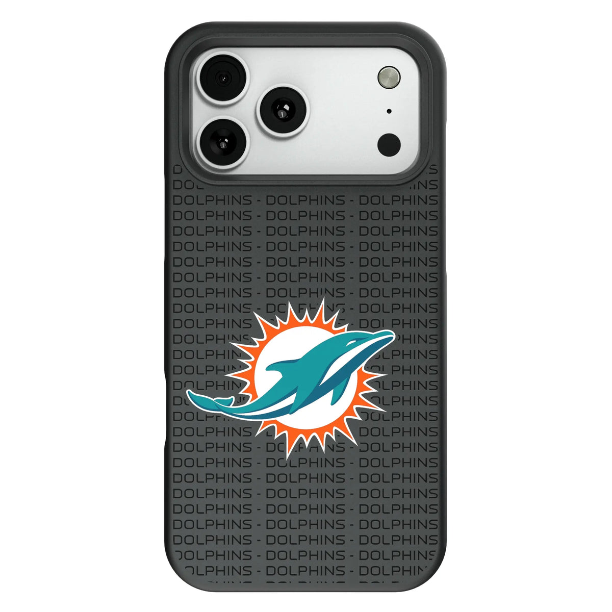 Miami Dolphins Text Backdrop Bump Phone Case 13
