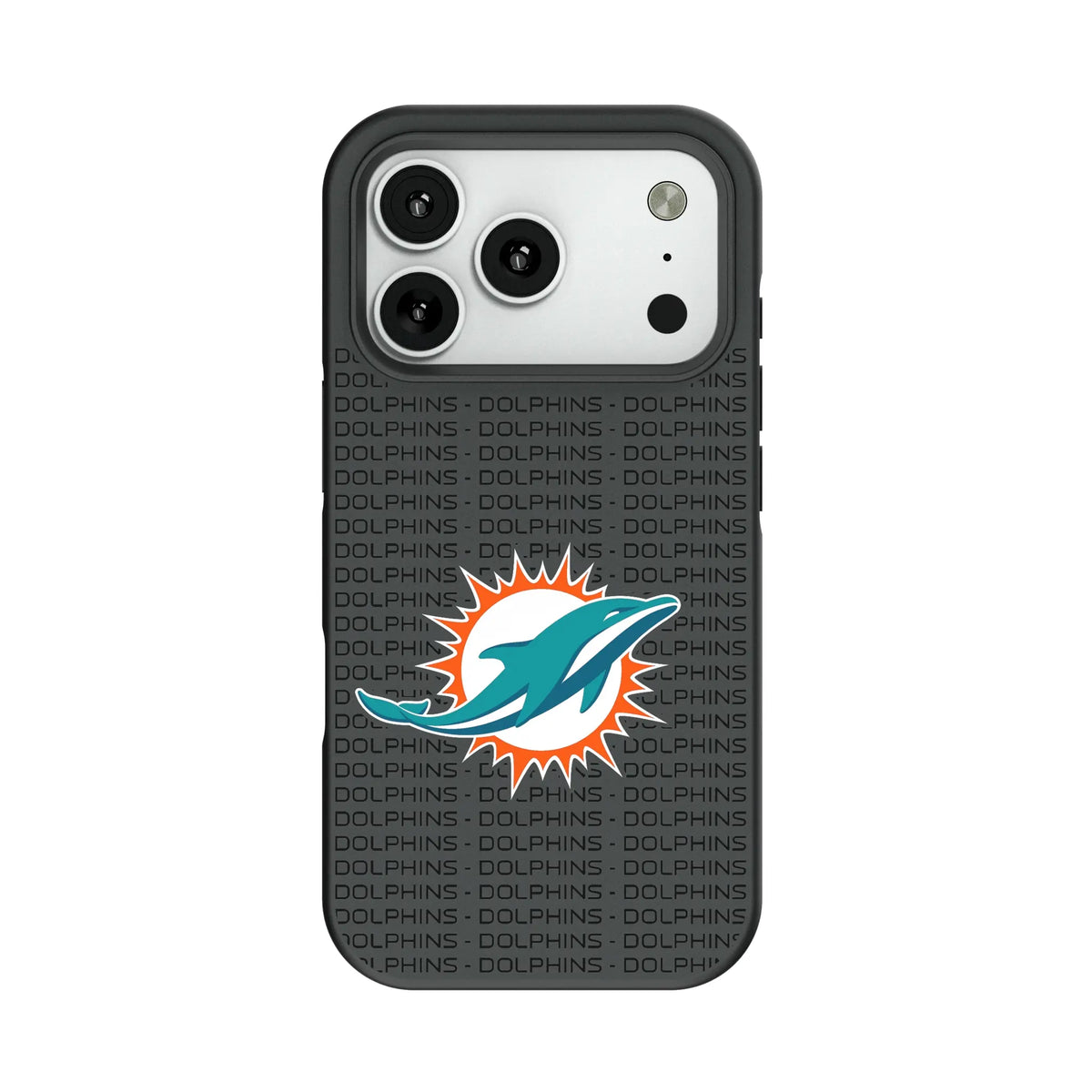 Miami Dolphins Text Backdrop Bump Phone Case 12