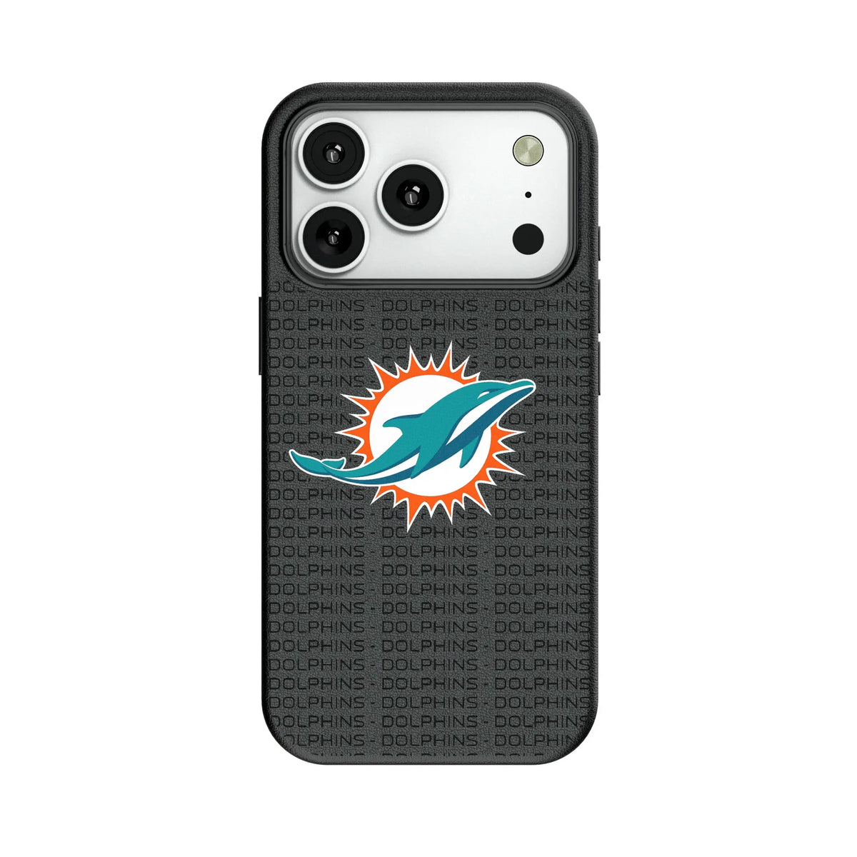 Miami Dolphins Text Backdrop MagSafe Compatible Phone Case for Apple iPhone 11