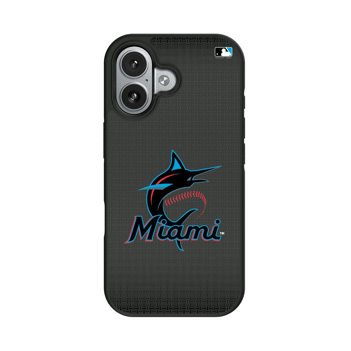Miami Marlins Linen Bump Phone Case 8