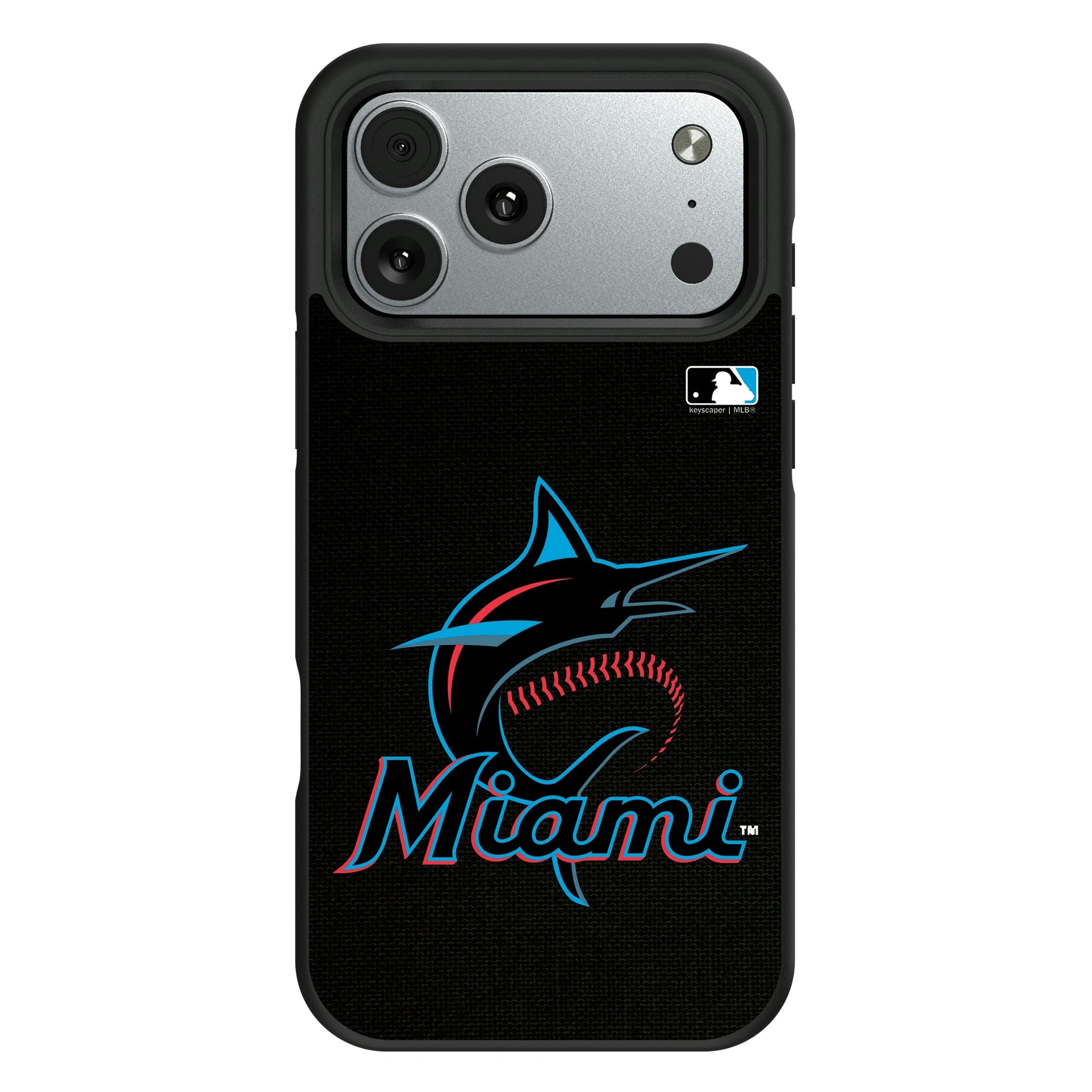 Miami Marlins Solid Bump Phone Case 10