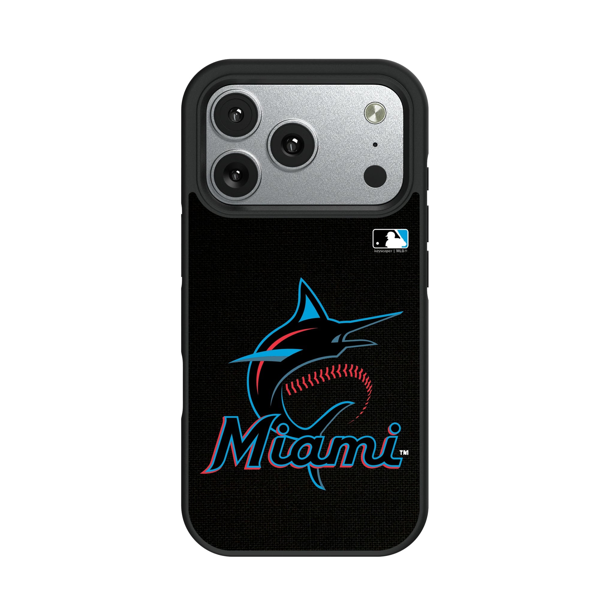 Miami Marlins Solid Bump Phone Case 9